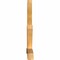 Ekena Millwork Alberta Rough Sawn Timber Gable Bracket, Western Red Cedar, 72"W x 48"H x 4"D x 4"F, 16/12 Pitch GBW072X48X0404ALB00RWR - alternate 2